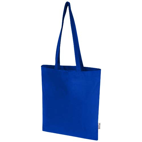 Sac à personnaliser 140g en coton recyclé Madras Blend Bleu royal